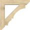 Ekena Millwork Balboa Slat Rough Sawn Bracket w/ Offset Brace, Douglas Fir, 8"W x 40"D x 40"H BKT0806X40X40BOA06RDF - alternate 2